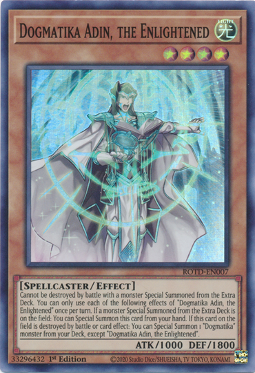 Dogmatika Adin, the Enlightened [ROTD-EN007] Super Rare 