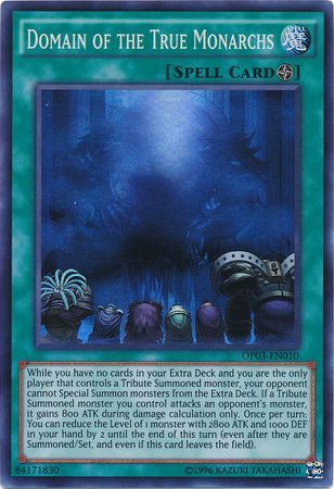 Domain of the True Monarchs [OP03-EN010] Super Rare 