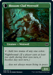 Weaver of Blossoms // Blossom-Clad Werewolf [Innistrad: Crimson Vow] 