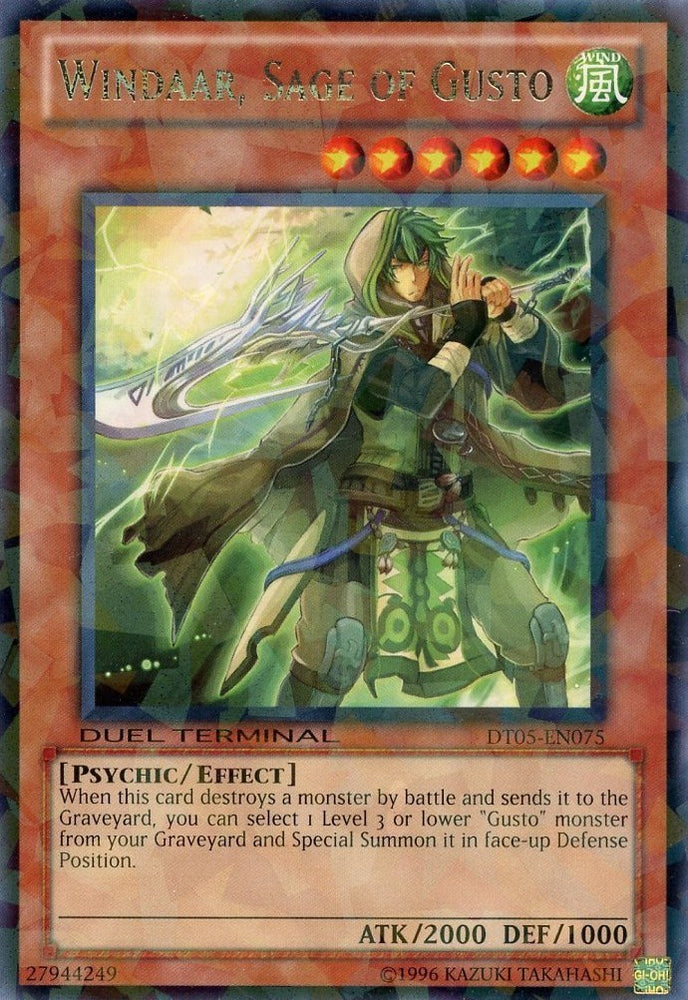 Windaar, Sage of Gusto [DT05-EN075] Rare 