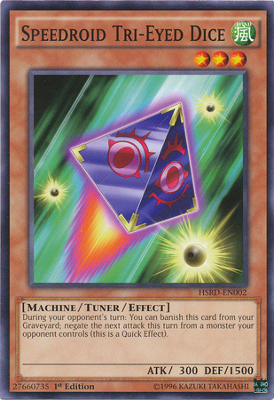 Speedroid Tri-Eyed Dice [HSRD-EN002] Common 