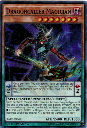 Dragoncaller Magician [RATE-EN001] Super Rare 