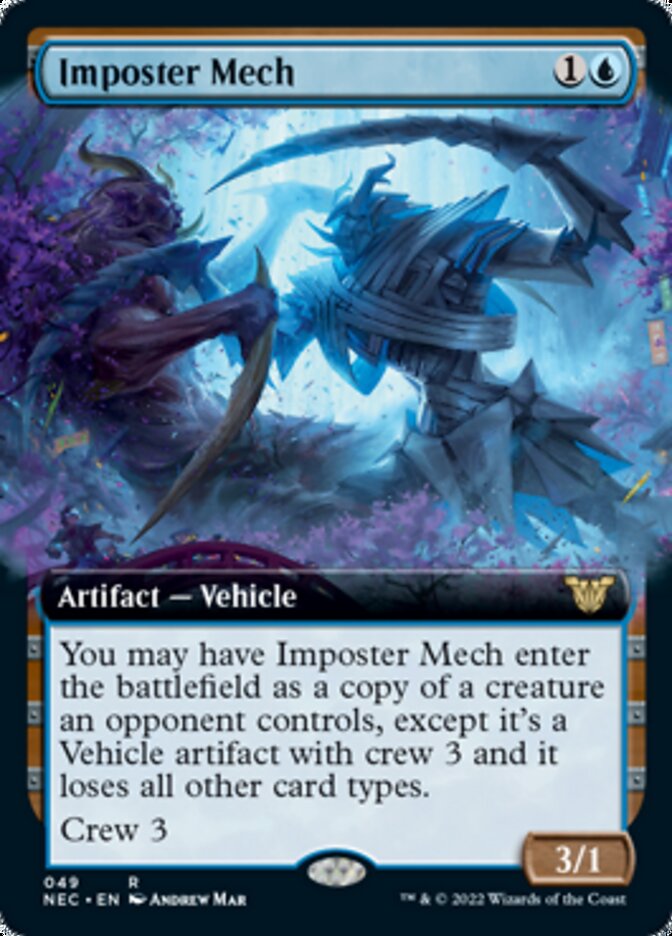 Imposter Mech (Extended Art) [Kamigawa: Neon Dynasty Commander] 