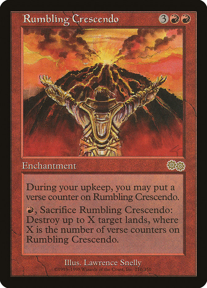 Rumbling Crescendo [Urza's Saga] 