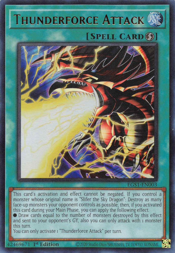 Thunderforce Attack [EGS1-EN003] Ultra Rare 