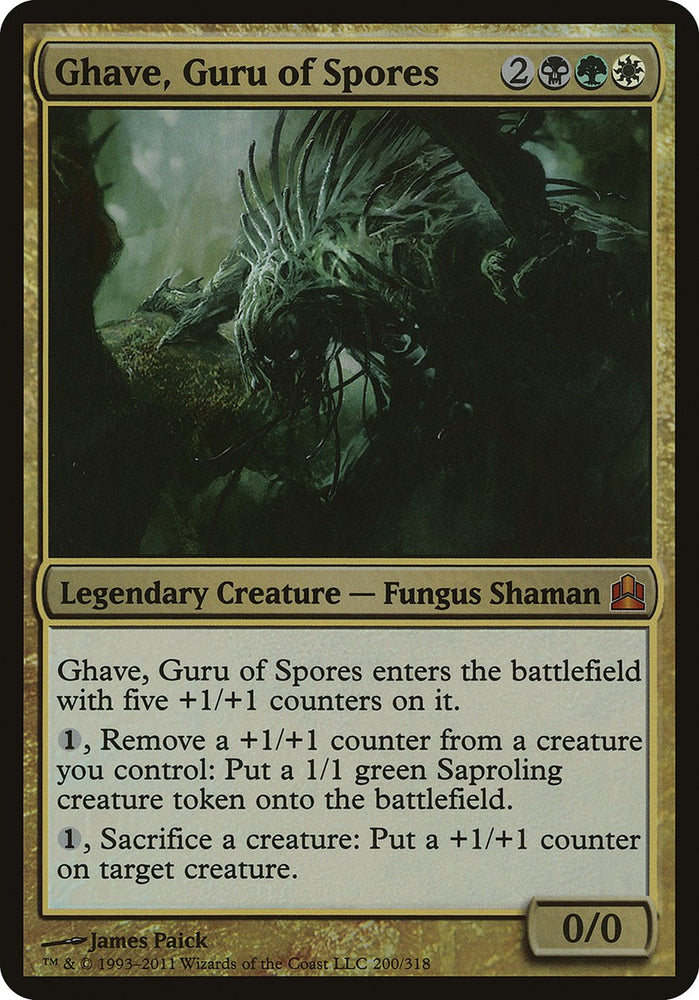 Ghave, Guru of Spores (Oversized) [Commander 2011 Oversized] 
