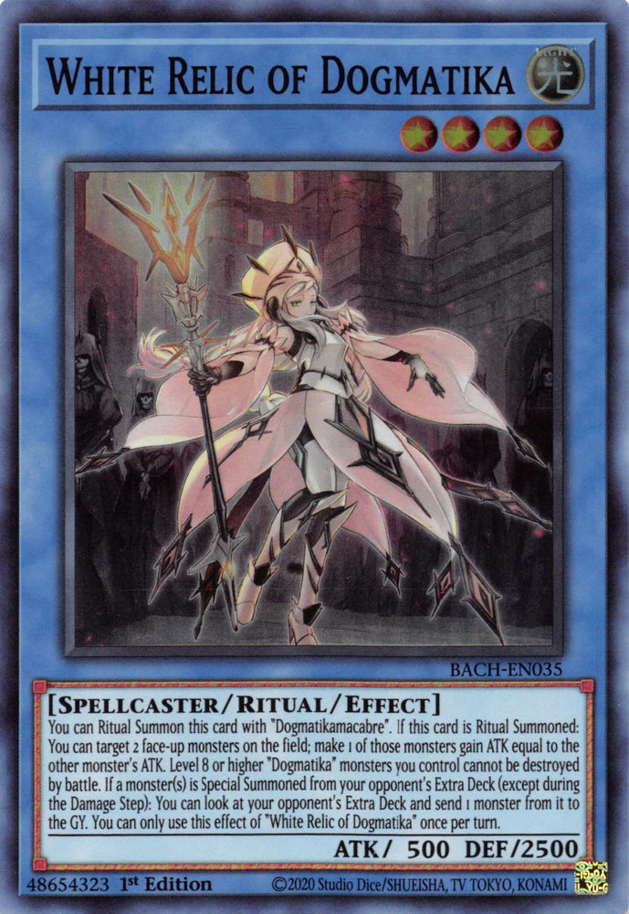 White Relic of Dogmatika [BACH-EN035] Super Rare 