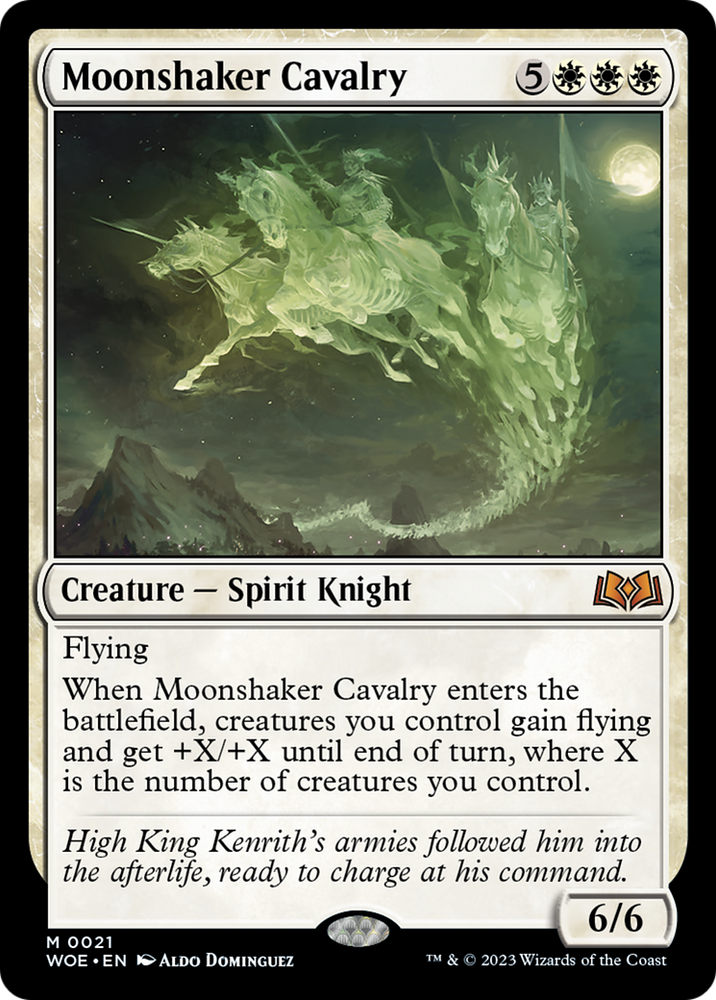 Moonshaker Cavalry [Wilds of Eldraine] 