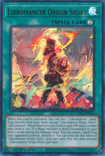 Libromancer Origin Story [CYAC-EN063] Ultra Rare 