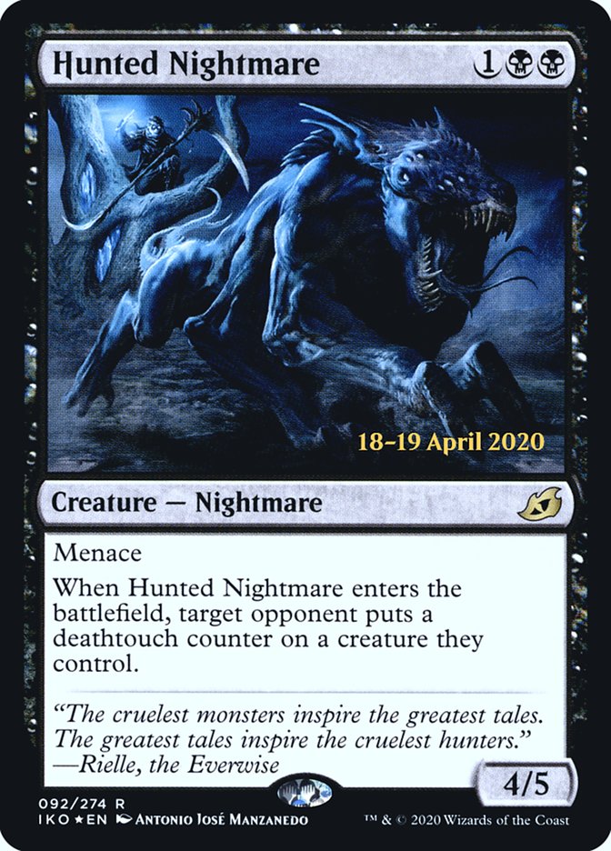 Hunted Nightmare [Ikoria: Lair of Behemoths Prerelease Promos] 