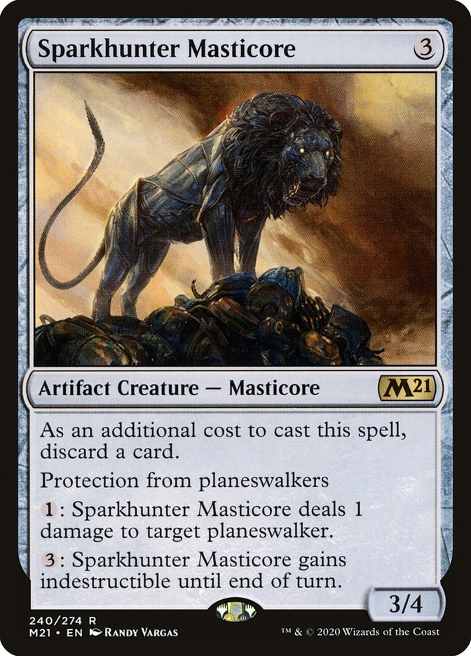 Sparkhunter Masticore [Core Set 2021] 