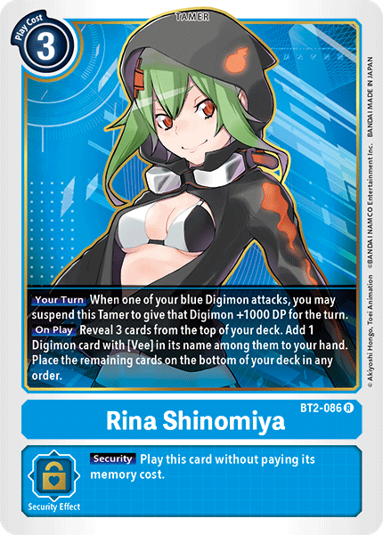 Rina Shinomiya [BT2-086] [Release Special Booster Ver.1.5] 