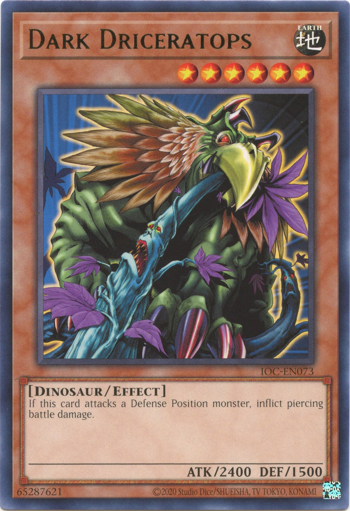 Dark Driceratops (25th Anniversary) [IOC-EN073] Rare 