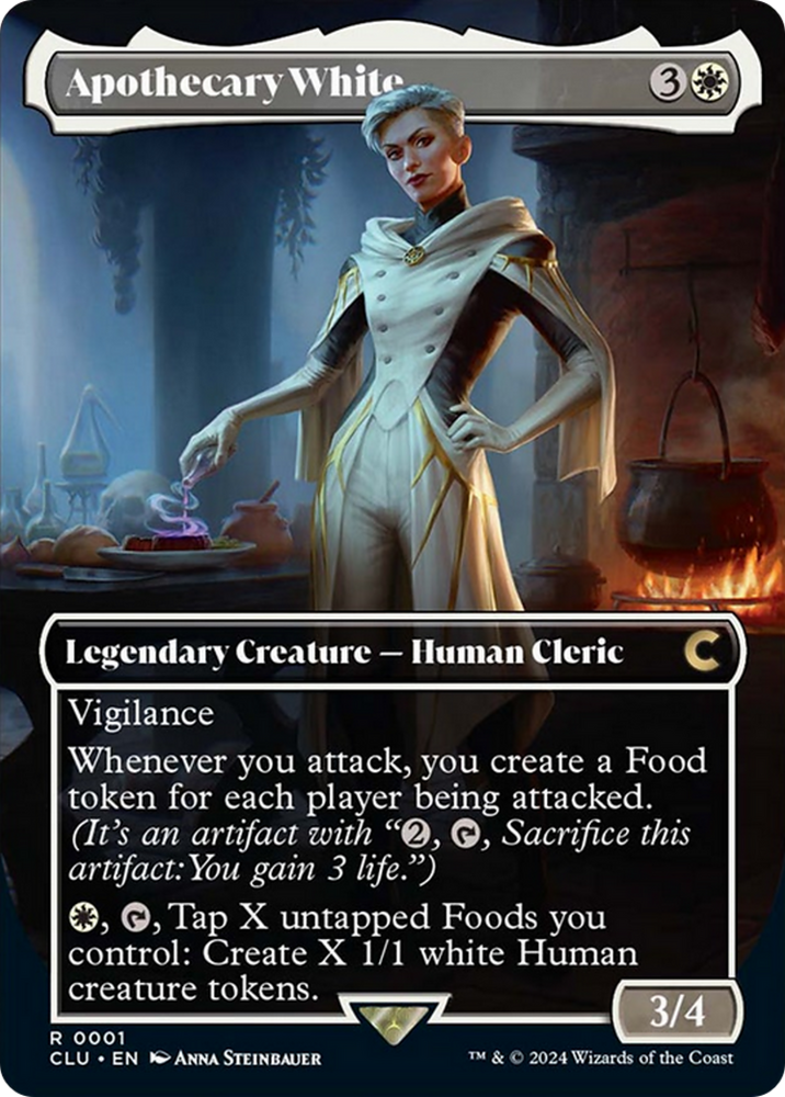 Apothecary White (Borderless) [Ravnica: Clue Edition] 