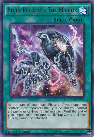 Bujin Regalia - The Mirror [MP14-EN170] Rare 
