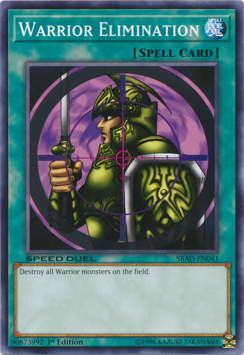 Warrior Elimination [SBAD-EN041] Common 