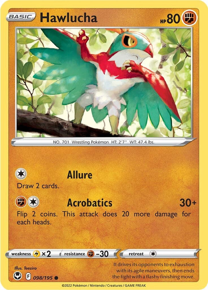 Hawlucha (098/195) [Sword & Shield: Silver Tempest]