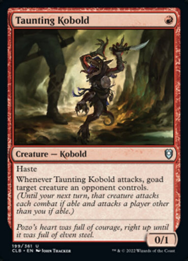 Taunting Kobold [Commander Legends: Battle for Baldur's Gate] 