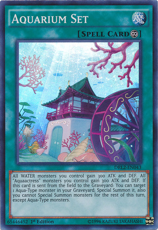 Aquarium Set [DRL2-EN043] Super Rare 