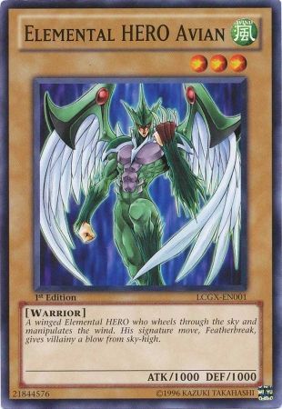 Elemental HERO Avian [LCGX-EN001] Common 
