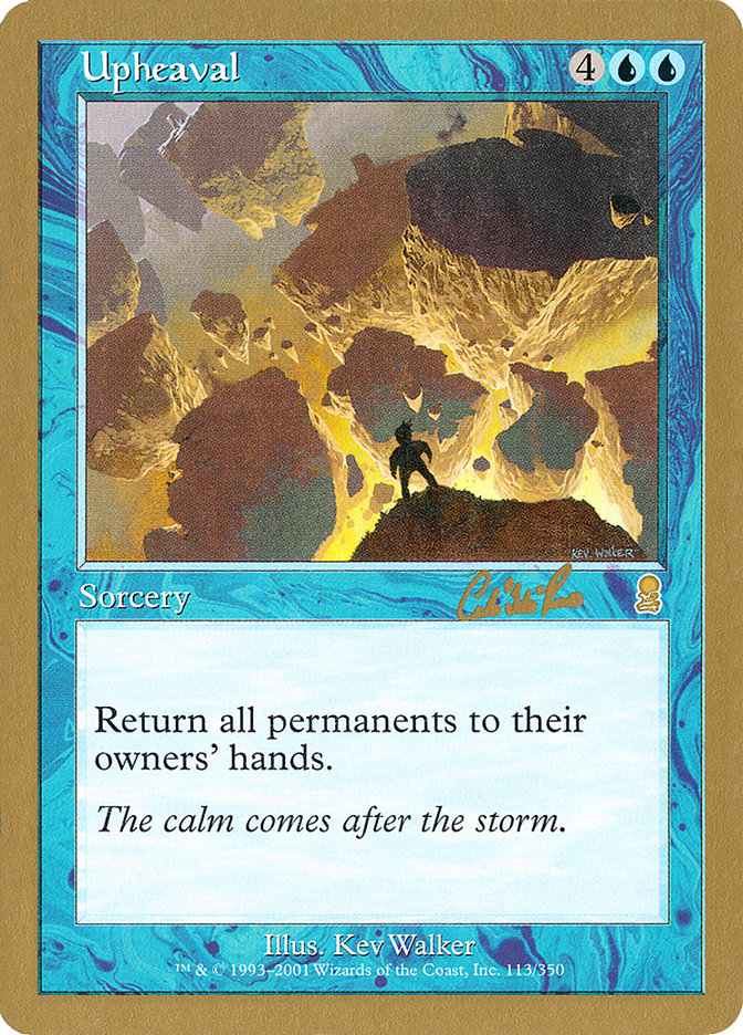 Upheaval (Carlos Romao) [World Championship Decks 2002] 