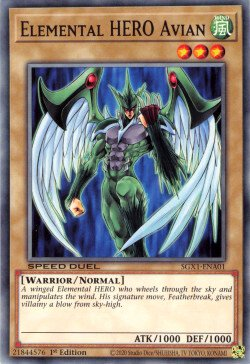 Elemental HERO Avian [SGX1-ENA01] Common 