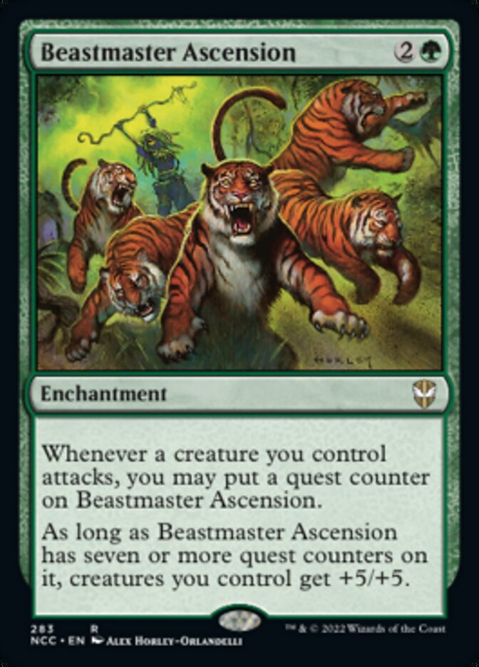 Beastmaster Ascension [Streets of New Capenna Commander] 