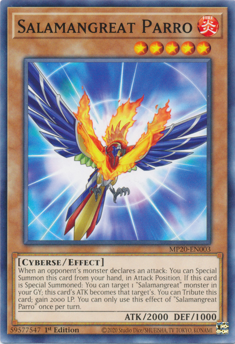 Salamangreat Parro [MP20-EN003] Common 