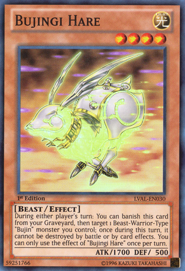 Bujingi Hare [LVAL-EN030] Super Rare 