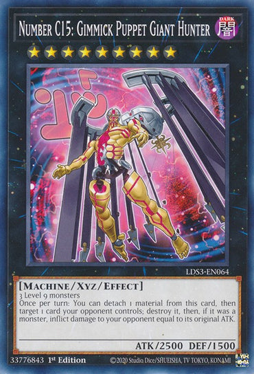 Number C15: Gimmick Puppet Giant Hunter [LDS3-EN064] Common 