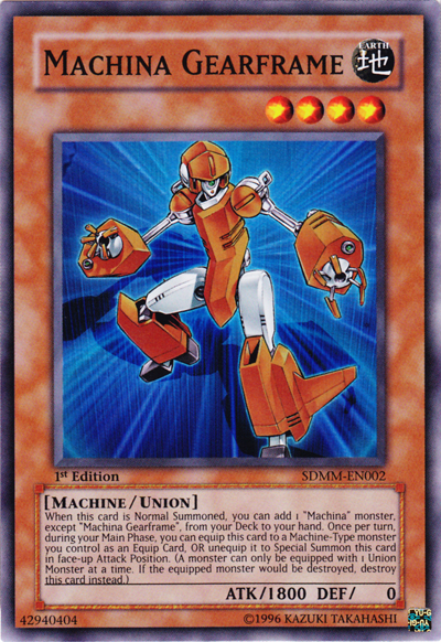 Machina Gearframe [SDMM-EN002] Super Rare 