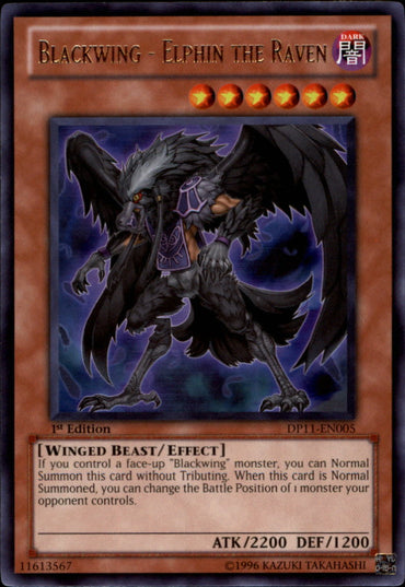 Blackwing - Elphin the Raven [DP11-EN005] Rare 