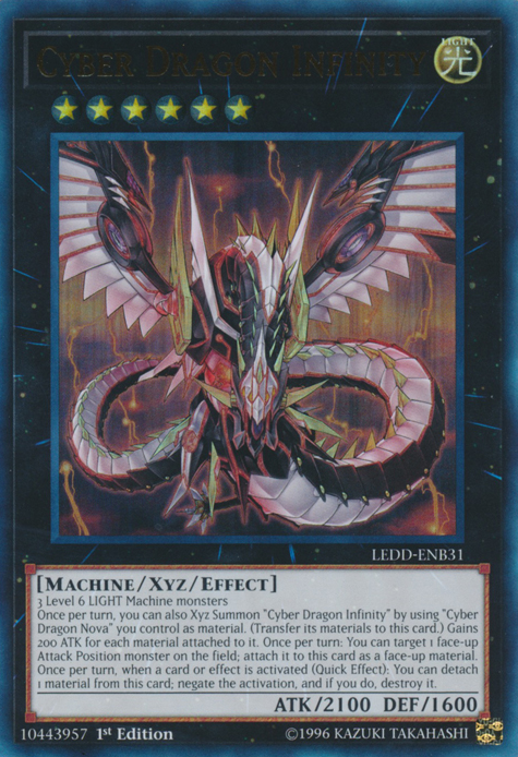 Cyber ​​Dragon Infinity [LEDD-ENB31] Ultra Rare 