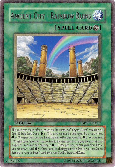 Ancient City - Rainbow Ruins [DP07-EN017] Rare 