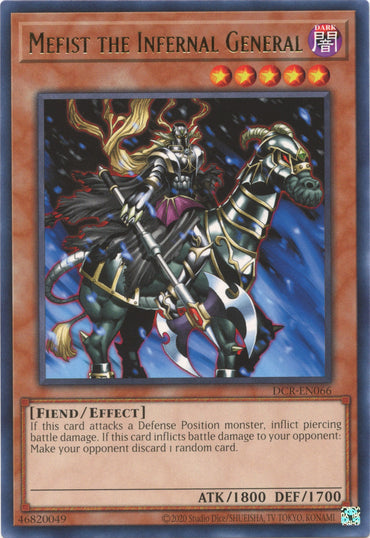 Mefist the Infernal General (25th Anniversary) [DCR-EN066] Rare 