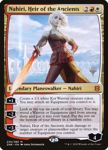 Nahiri, Heir of the Ancients (Promo Pack) [Zendikar Rising Promos]