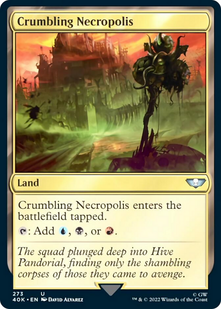 Crumbling Necropolis (Surge Foil) [Warhammer 40,000] 