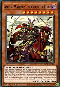 Ancient Warriors - Rebellious Lu Feng [BLVO-EN025] Super Rare 