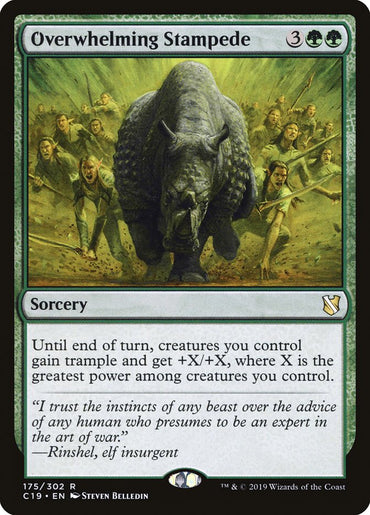 Overwhelming Stampede [Commander 2019] 