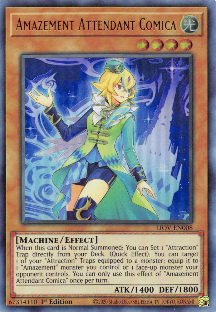 Amazement Attendant Comica [LIOV-EN008] Ultra Rare 