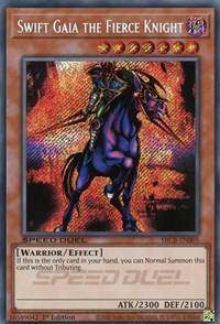 Swift Gaia the Fierce Knight (Secret) [SBCB-EN005] Secret Rare 