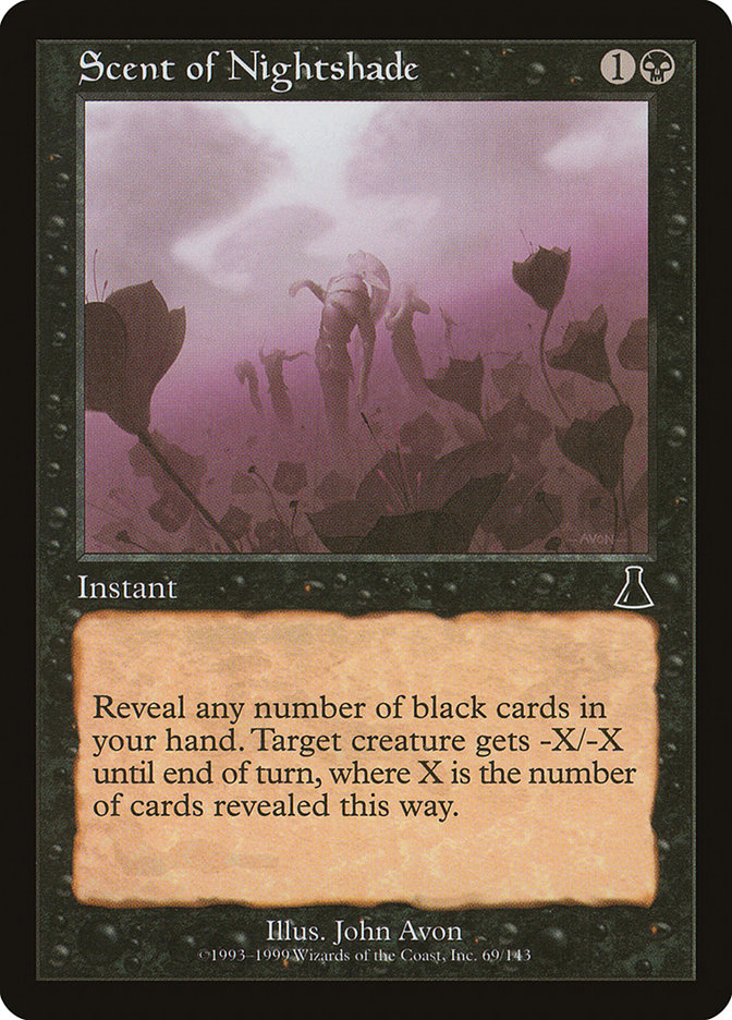 Scent of Nightshade [Urza's Destiny] 