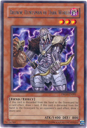 Broww, Huntsman of Dark World [DR04-EN081] Rare 