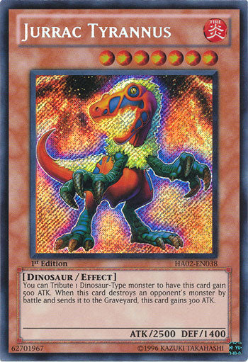 Jurrac Tyrannus [HA02-EN038] Secret Rare 