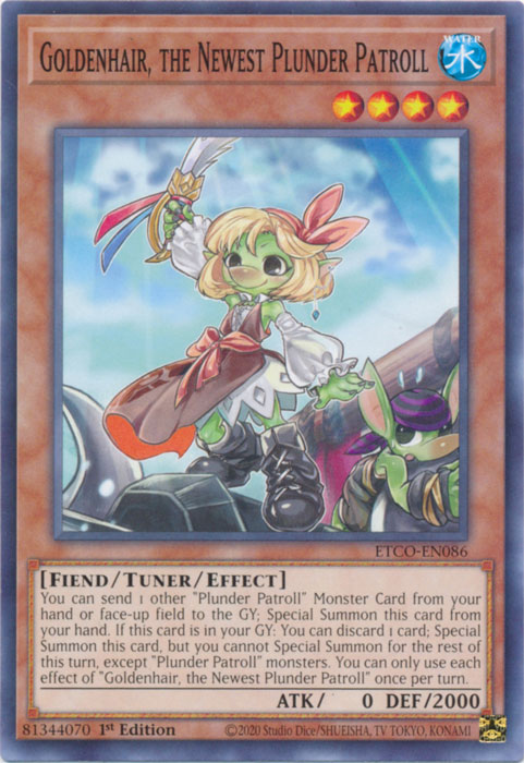 Goldenhair, the Newest Plunder Patroll [ETCO-EN086] Common 
