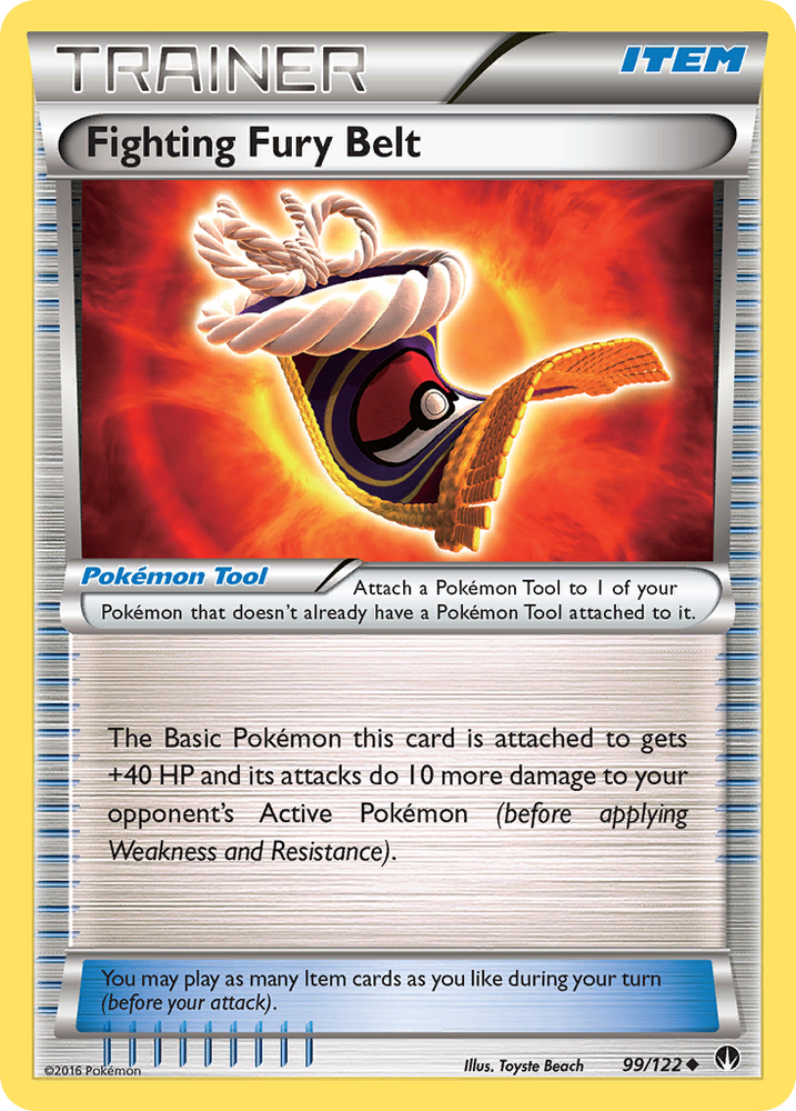 Fighting Fury Belt (99/122) [XY: BREAKpoint]