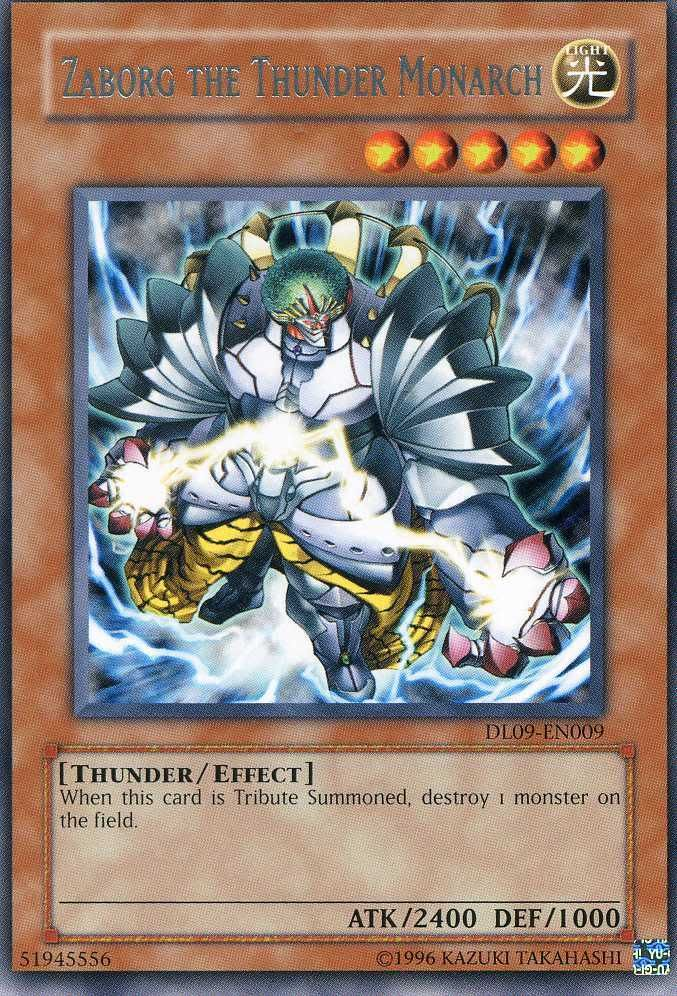Zaborg the Thunder Monarch (Silver) [DL09-EN009] Rare 