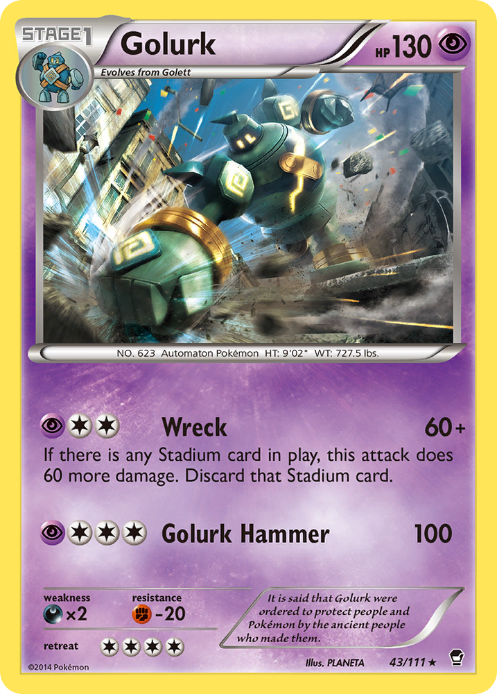 Golurk (43/111) [XY: Furious Fists]