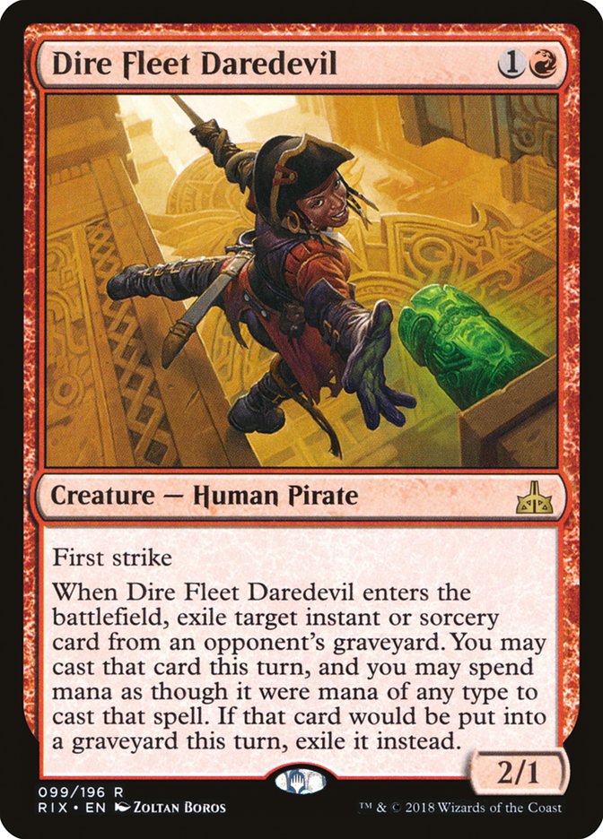 Dire Fleet Daredevil [Rivals of Ixalan] 