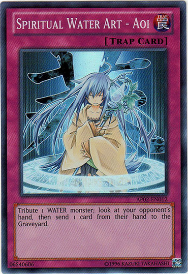 Spiritual Water Art - Aoi [AP02-EN012] Super Rare 